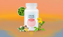 PrimeBiome supplement bottle and packaging 2025