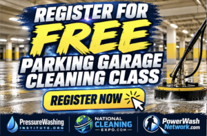 Register for FREE Parking Garage Cleaning Class